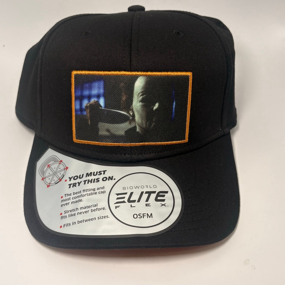 Men's Bioworld Halloween Resurrection Black Orange Baseball Cap‎ One Size